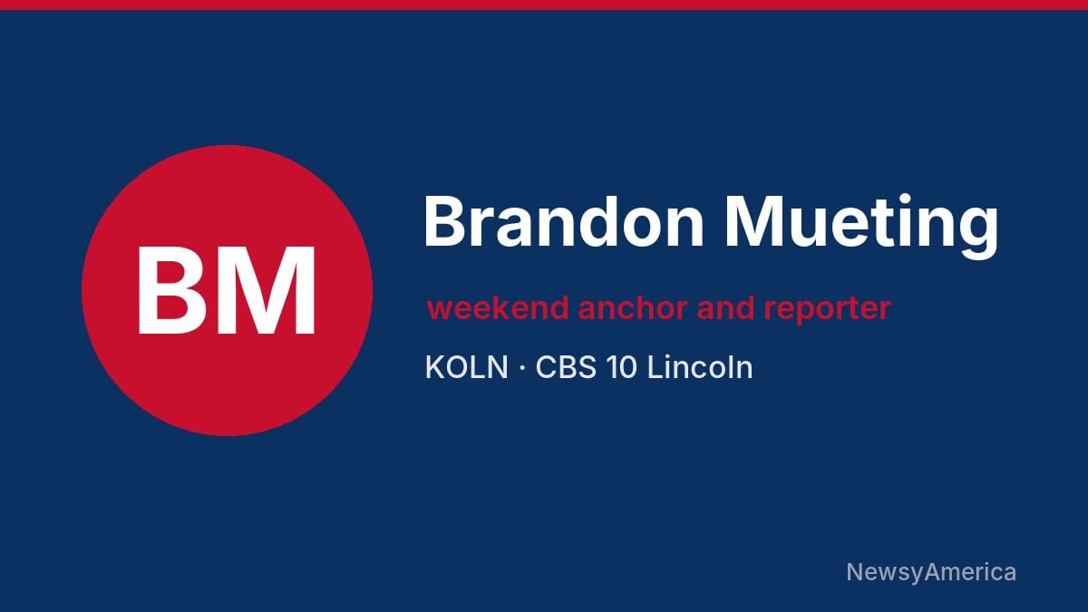 Brandon Mueting – KOLN, Lincoln