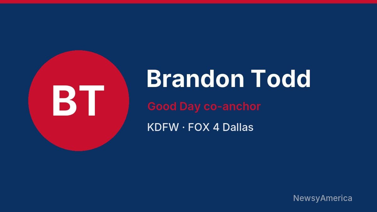 Brandon Todd – KDFW, Dallas
