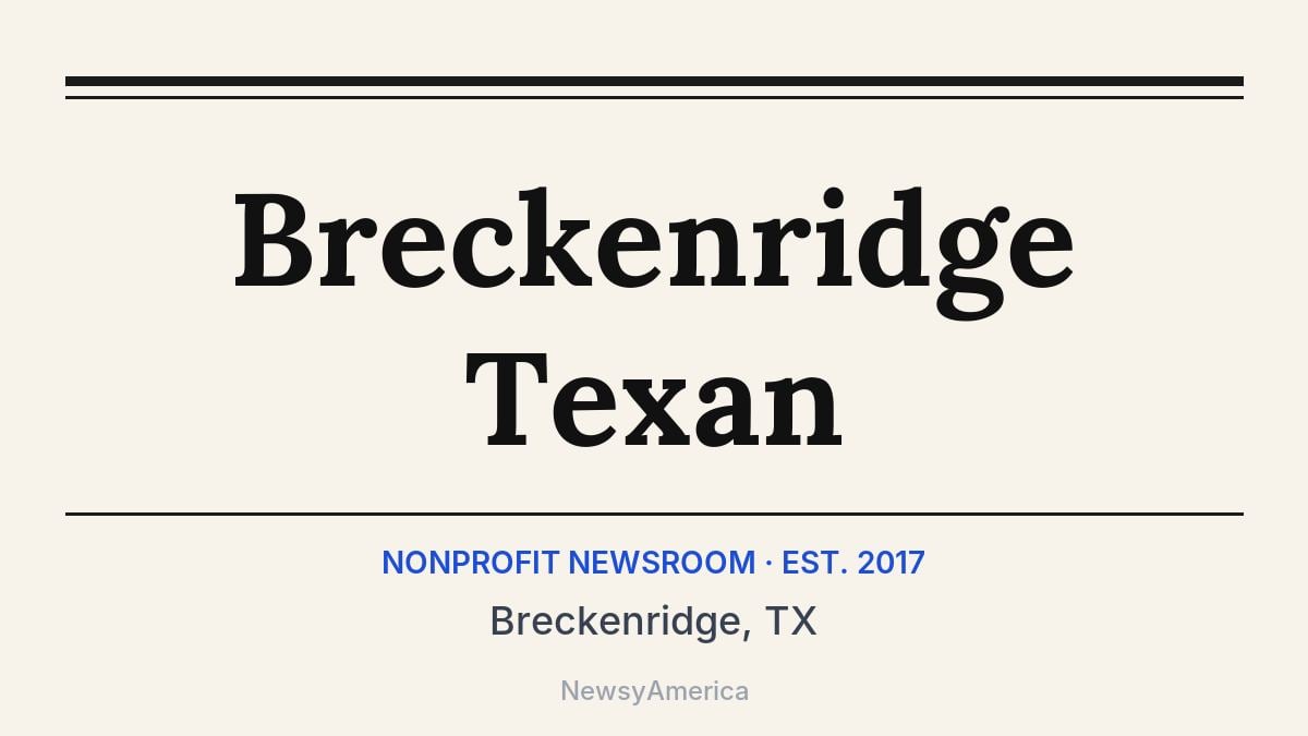 Breckenridge Texan – Breckenridge, TX