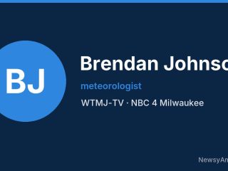 Brendan Johnson, meteorologist, WTMJ-TV