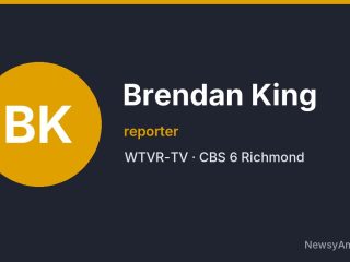 Brendan King, reporter, WTVR-TV