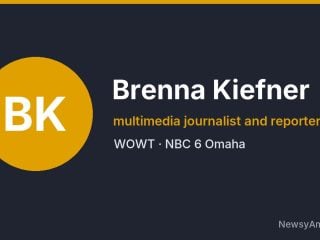 Brenna Kiefner, multimedia journalist and reporter, WOWT