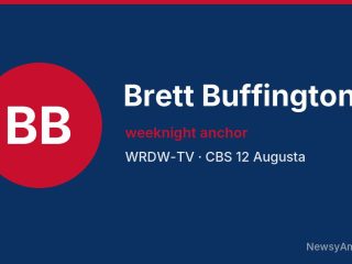 Brett Buffington, weeknight anchor, WRDW-TV