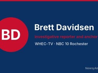 Brett Davidsen, investigative reporter and anchor, WHEC-TV