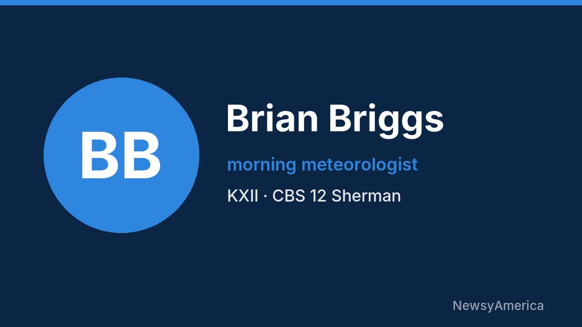 Brian Briggs – KXII, Sherman