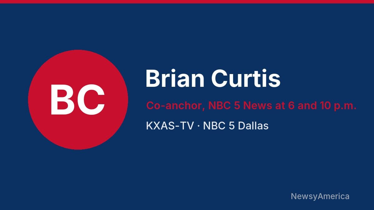 Brian Curtis – KXAS-TV, Dallas