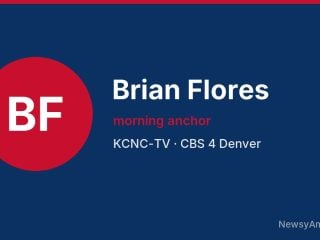 Brian Flores, morning anchor, KCNC-TV