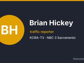 Brian Hickey, traffic reporter, KCRA-TV