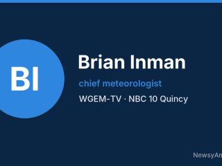 Brian Inman, chief meteorologist, WGEM-TV
