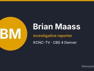Brian Maass, investigative reporter, KCNC-TV
