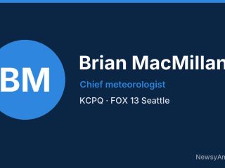 Brian MacMillan, Chief meteorologist, KCPQ