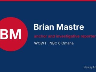 Brian Mastre, anchor and investigative reporter, WOWT