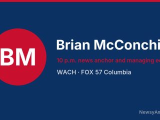Brian McConchie, 10 p.m. news anchor and managing editor, WACH