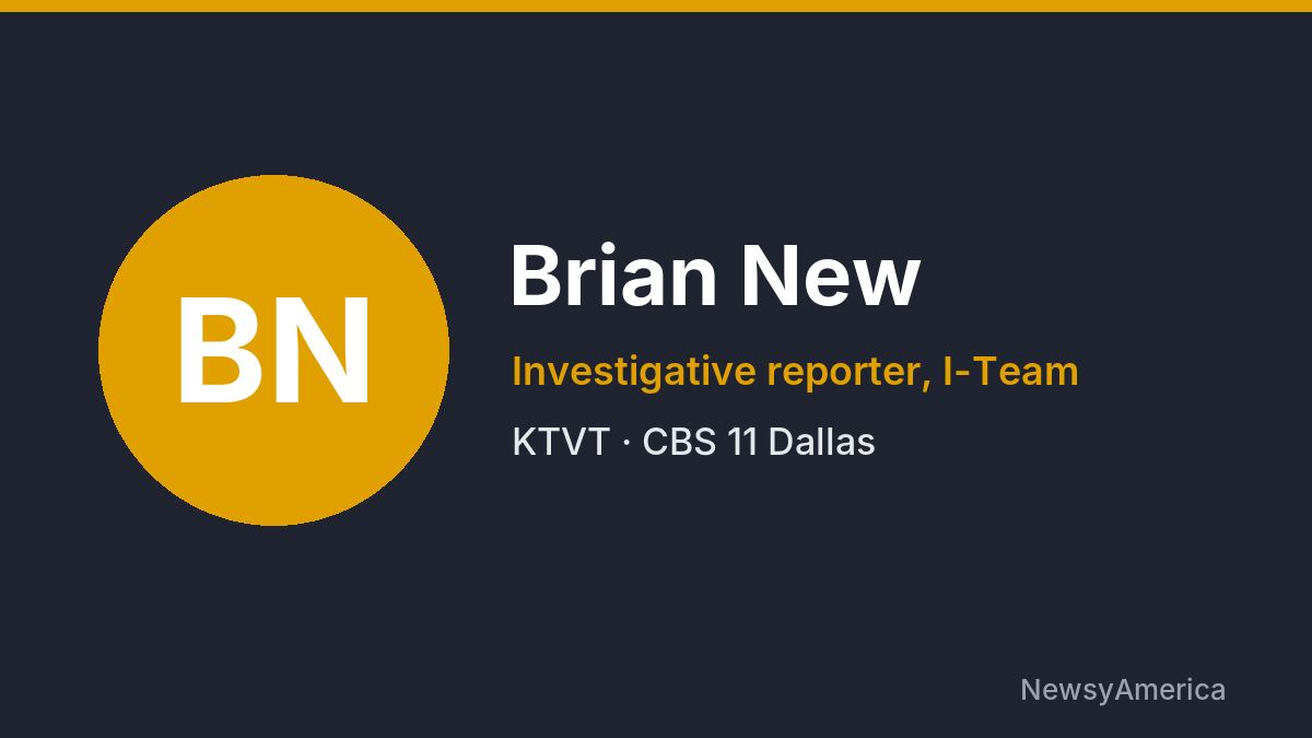 Brian New – KTVT, Dallas