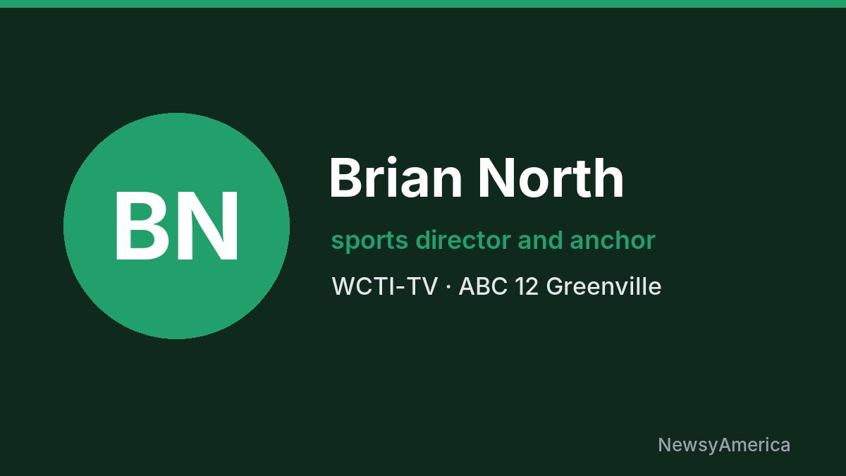 Brian North – WCTI-TV, Greenville