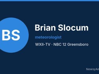 Brian Slocum, meteorologist, WXII-TV