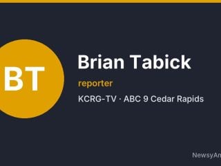 Brian Tabick, reporter, KCRG-TV