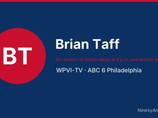 Brian Taff, Co-anchor of Action News at 4 p.m. and anchor at 6 p.m., WPVI-TV