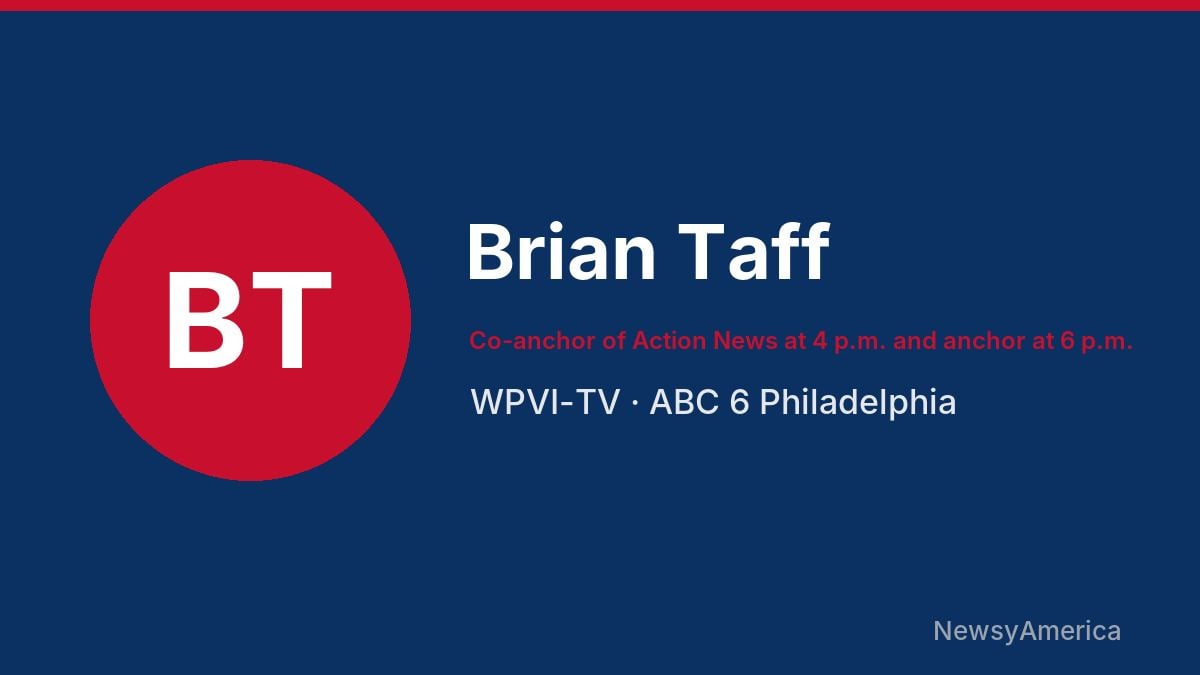 Brian Taff – WPVI-TV, Philadelphia