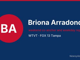 Briona Arradondo, weekend co-anchor and weekday reporter, WTVT