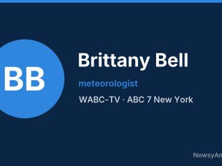 Brittany Bell, meteorologist, WABC-TV