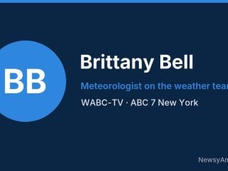 Brittany Bell, Meteorologist on the weather team, WABC-TV