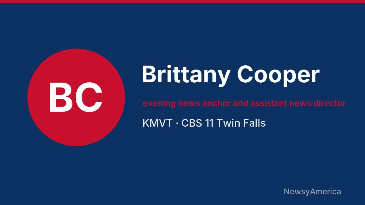 Brittany Cooper – KMVT, Twin Falls