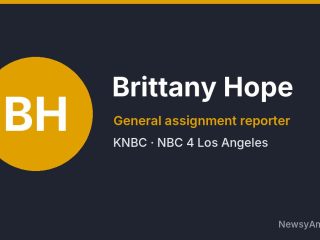 Brittany Hope, General assignment reporter, KNBC