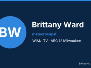 Brittany Ward, meteorologist, WISN-TV