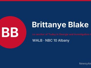 Brittanye Blake, co-anchor of Today in Georgia and investigative reporter, WALB