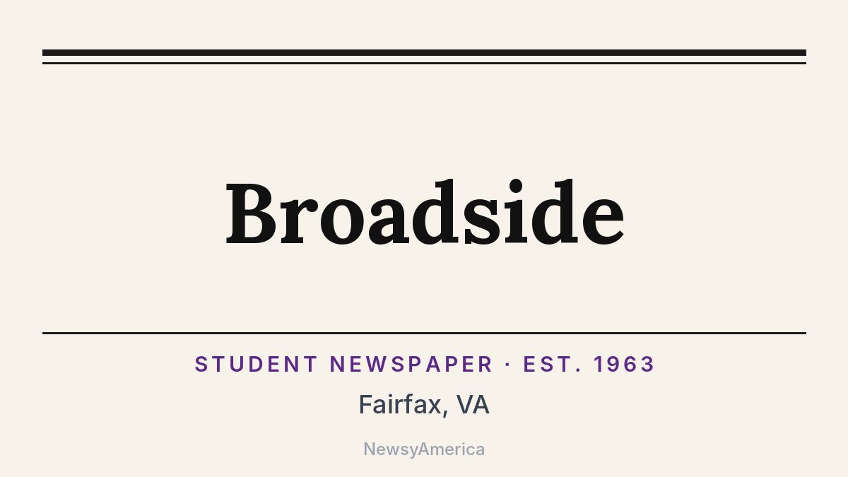 Broadside – Fairfax, VA