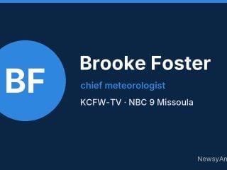 Brooke Foster, chief meteorologist, KCFW-TV