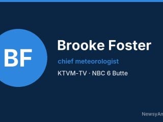 Brooke Foster, chief meteorologist, KTVM-TV