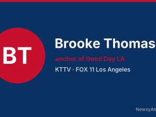 Brooke Thomas, anchor of Good Day LA, KTTV