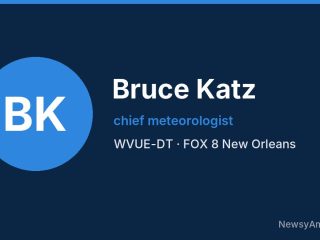Bruce Katz, chief meteorologist, WVUE-DT