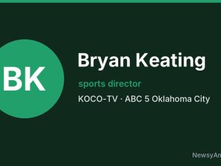 Bryan Keating, sports director, KOCO-TV