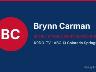 Brynn Carman, anchor of Good Morning Colorado, KRDO-TV