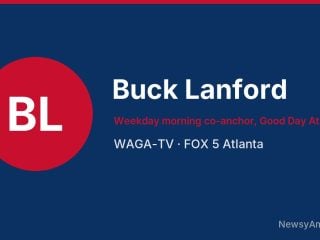 Buck Lanford, Weekday morning co-anchor, Good Day Atlanta, WAGA-TV