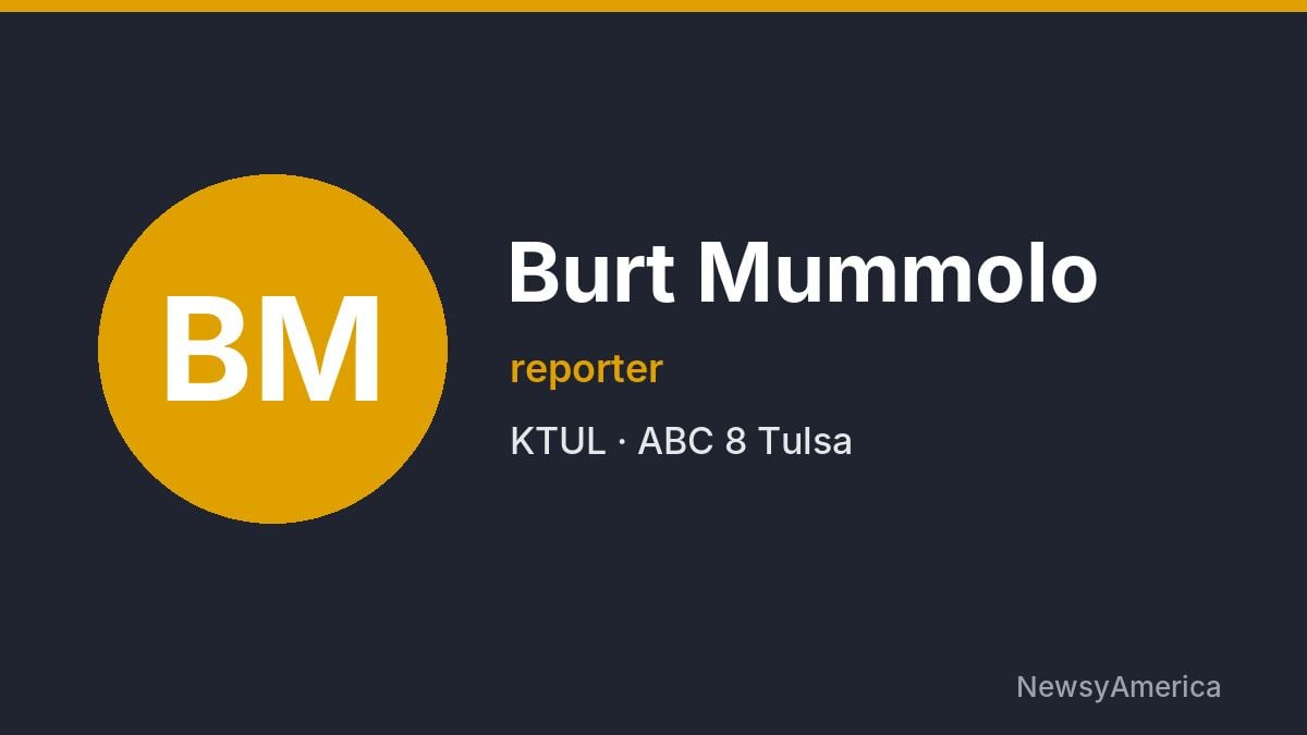 Burt Mummolo – KTUL, Tulsa