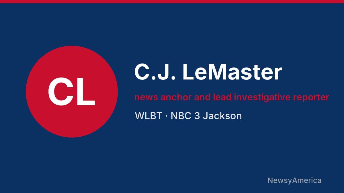 C.J. LeMaster – WLBT, Jackson