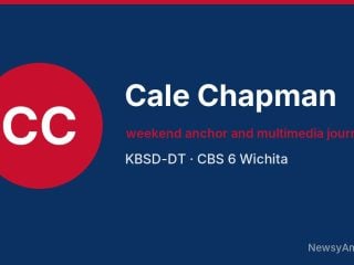 Cale Chapman, weekend anchor and multimedia journalist, KBSD-DT