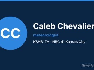 Caleb Chevalier, meteorologist, KSHB-TV