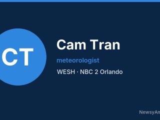 Cam Tran, meteorologist, WESH
