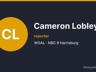 Cameron Lobley, reporter, WGAL