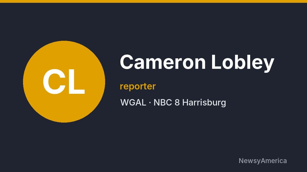 Cameron Lobley – WGAL, Harrisburg