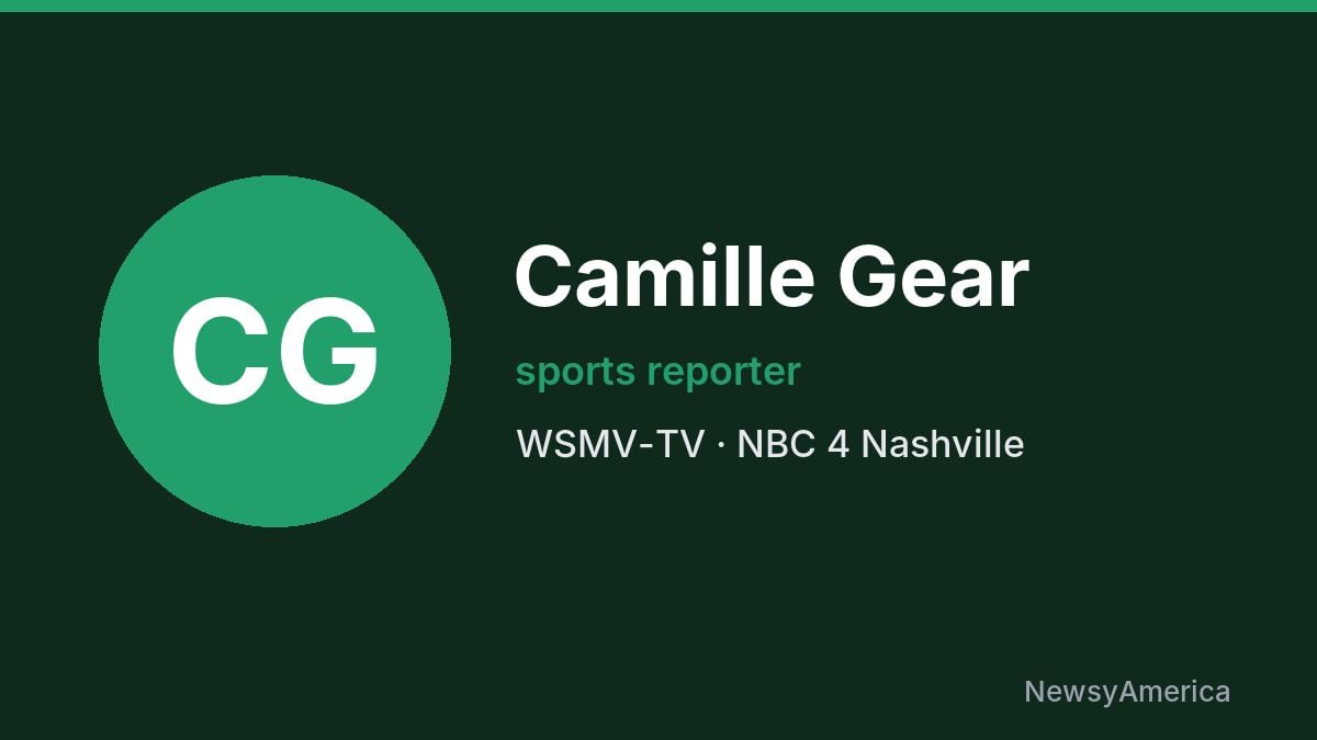 Camille Gear – WSMV-TV, Nashville