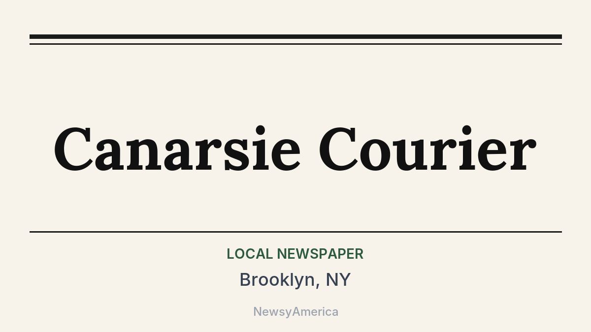 Canarsie Courier – Brooklyn, NY