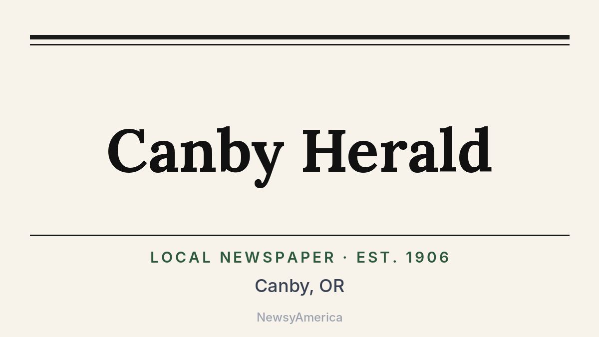 Canby Herald – Oregon