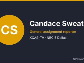Candace Sweat, General assignment reporter, KXAS-TV