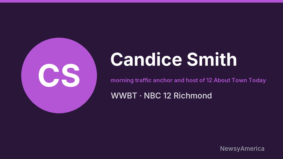 Candice Smith – WWBT, Richmond